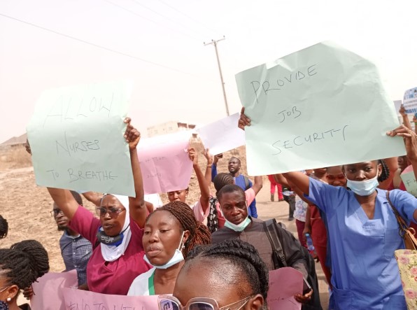 Nurses Storm Abuja, Protest New Certificate Verification Guidelines