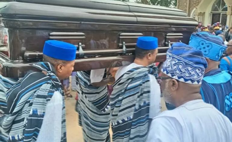 PHOTO NEWS: Funeral Service Of Late Governor Akeredolu Begins In Owo