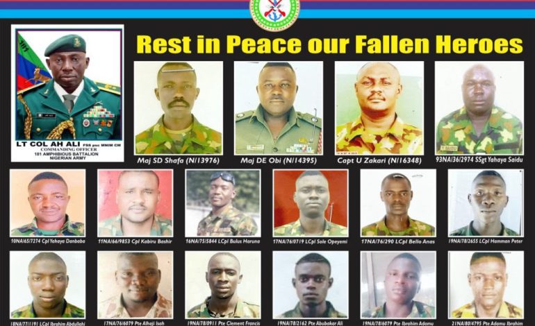 DHQ Releases Identities Of 17 Soldiers Killed In Delta Attack