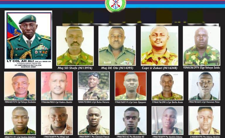 Slain Delta Soldiers For Burial Wednesday
