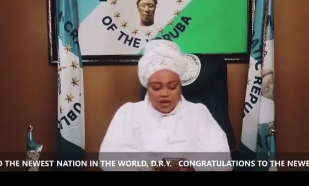 Late MKO Abiola’s Wife Declares Secession From Nigeria (Watch Video)