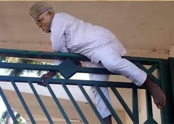 FACT-CHECK: Did Yahaya Bello Jump The Fence To Evade EFCC Arrest?