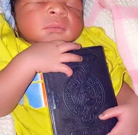 Controversy Erupts As Baby Born With Quran In Ijebu Ode (See Photos, Video)