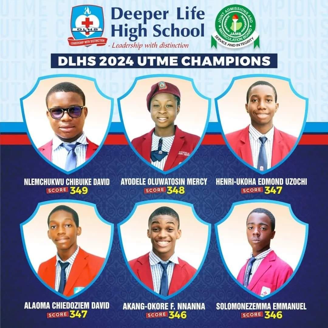 JAMB 2024: How 174 Deeper Life Students Scored Above 300