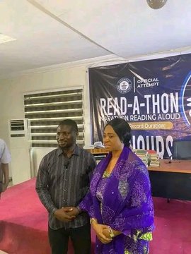 GWR Read-A-Thon: Adeleke’s Wife, Ngozi Visits Impeccable Amidst World Record-Breaking Attempt
