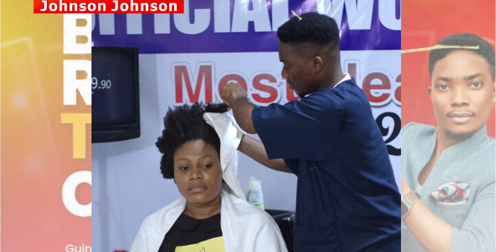 Nigerian Man Breaks Guinness World Record, Braids 203 Heads Hair In 24 Hours