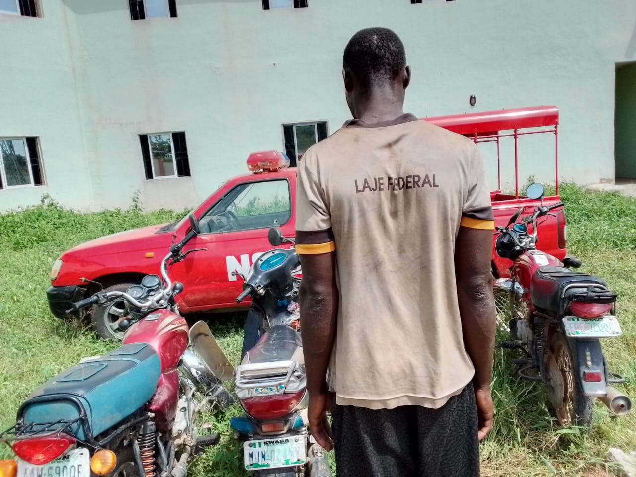 Osun NSCDC Nabs 27-Year-Old Who Specialises In Stealing Motorcycles In Ede