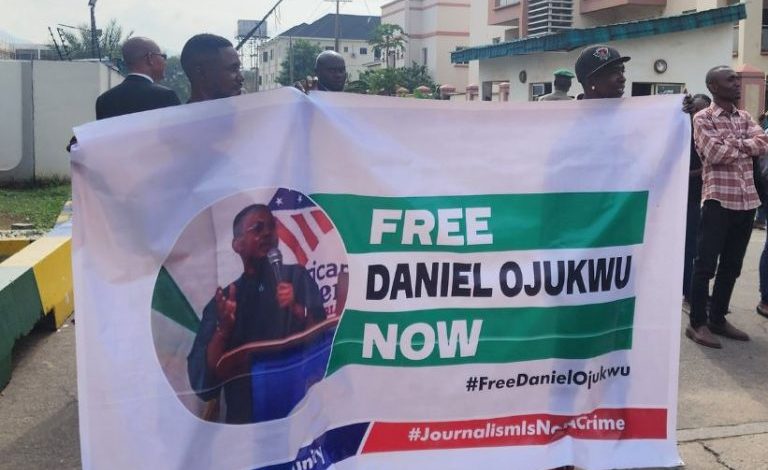 Daniel Ojukwu: Journalists, CSOs Protest Unlawful Detention Of FIJ Journalist, Demand Release