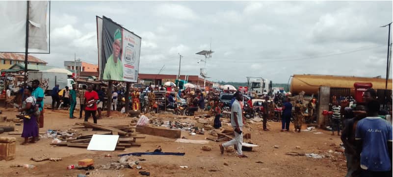 Oyo Govt Demolishes Shops, Kiosks In Popular Ibadan Market (Photos)